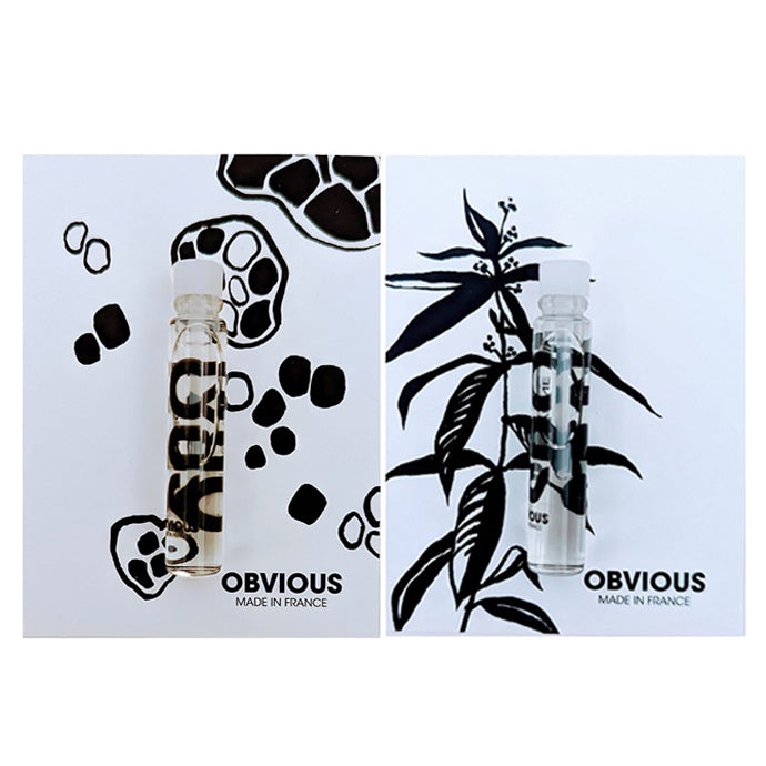 【FRAGRANCE】オブヴィアス アンムスク ミニサンプル 1.5mL、オブヴィアス ユヌヴェルヴェーヌ ミニサンプル 1.5mL