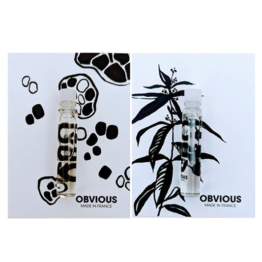 【FRAGRANCE】オブヴィアス アンムスク ミニサンプル 1.5mL、オブヴィアス ユヌヴェルヴェーヌ ミニサンプル 1.5mL