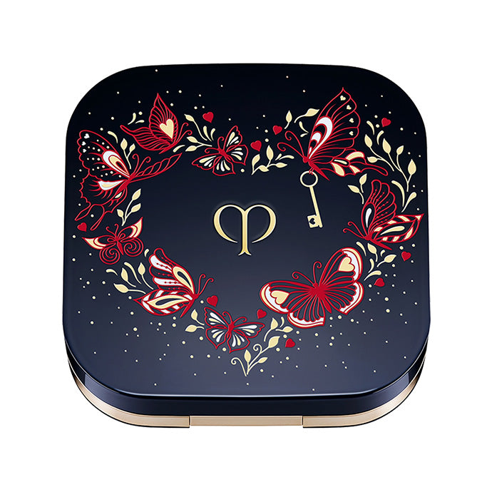 クレ・ド・ポー ボーテ タンクッションエクラ ルミヌ ファンデーション 15g & LUMINIZING LOVE COLLECTION 2025 専用ケース 本体セット パフ付き 限定品 数量限定 華やかなつや肌 うるおい みずみずしい バラの豊かな香り CPB cpb 資生堂 SHISEIDO shiseido クレ・ド・ポー ボーテ正規取扱店】ケース（タンクッションエクラ